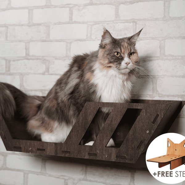 Wall Mounted Cat Bed Etsy