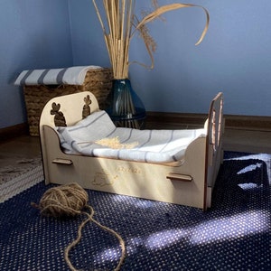 Wooden rabbit bed, guinea pig bed