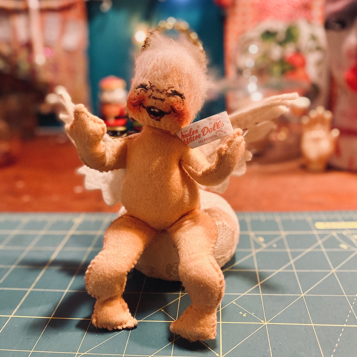 Vintage Annalee 1950s Holiday Doll Collectible Creepy Doll Etsy