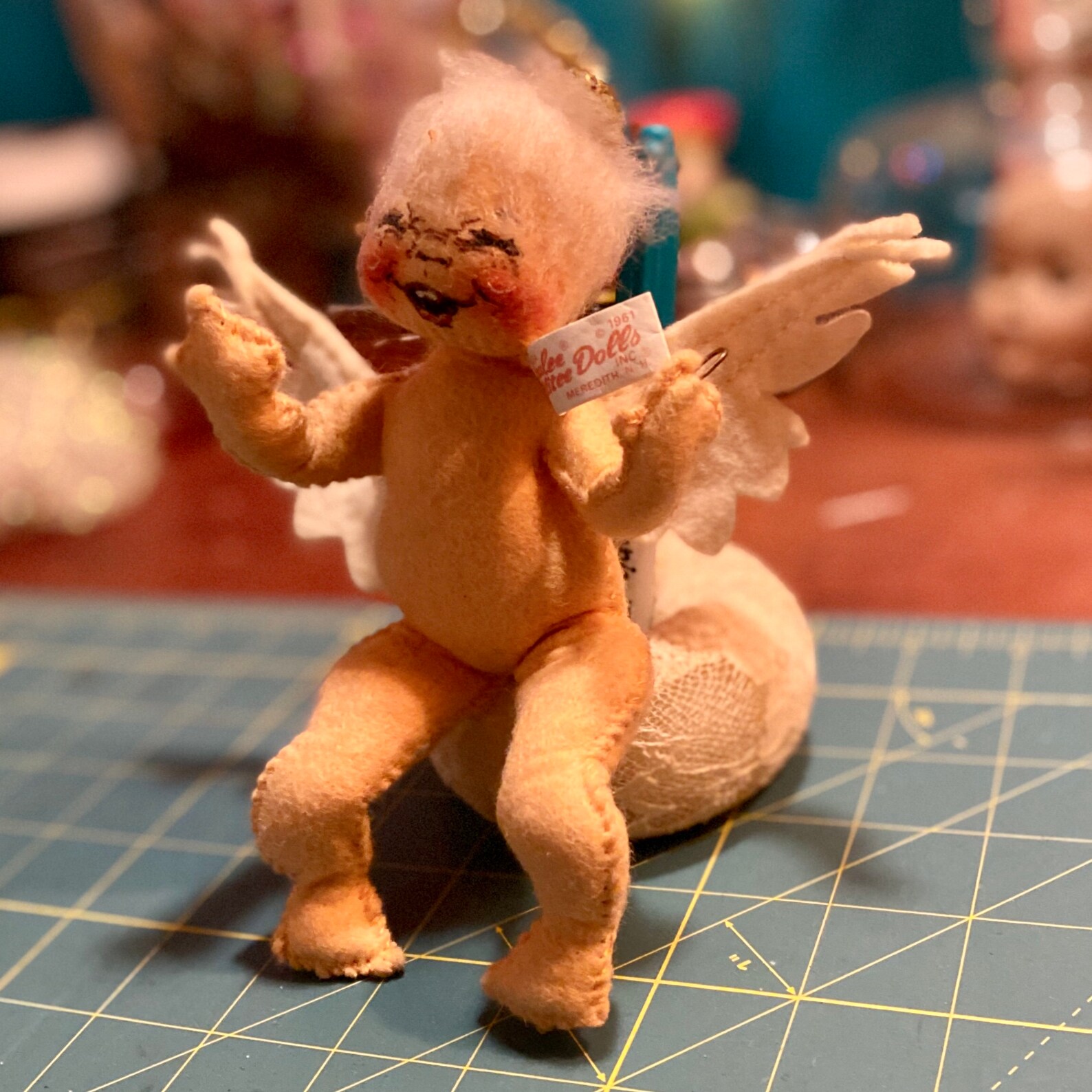 Vintage Annalee 1950s Holiday Doll Collectible Creepy Doll Etsy