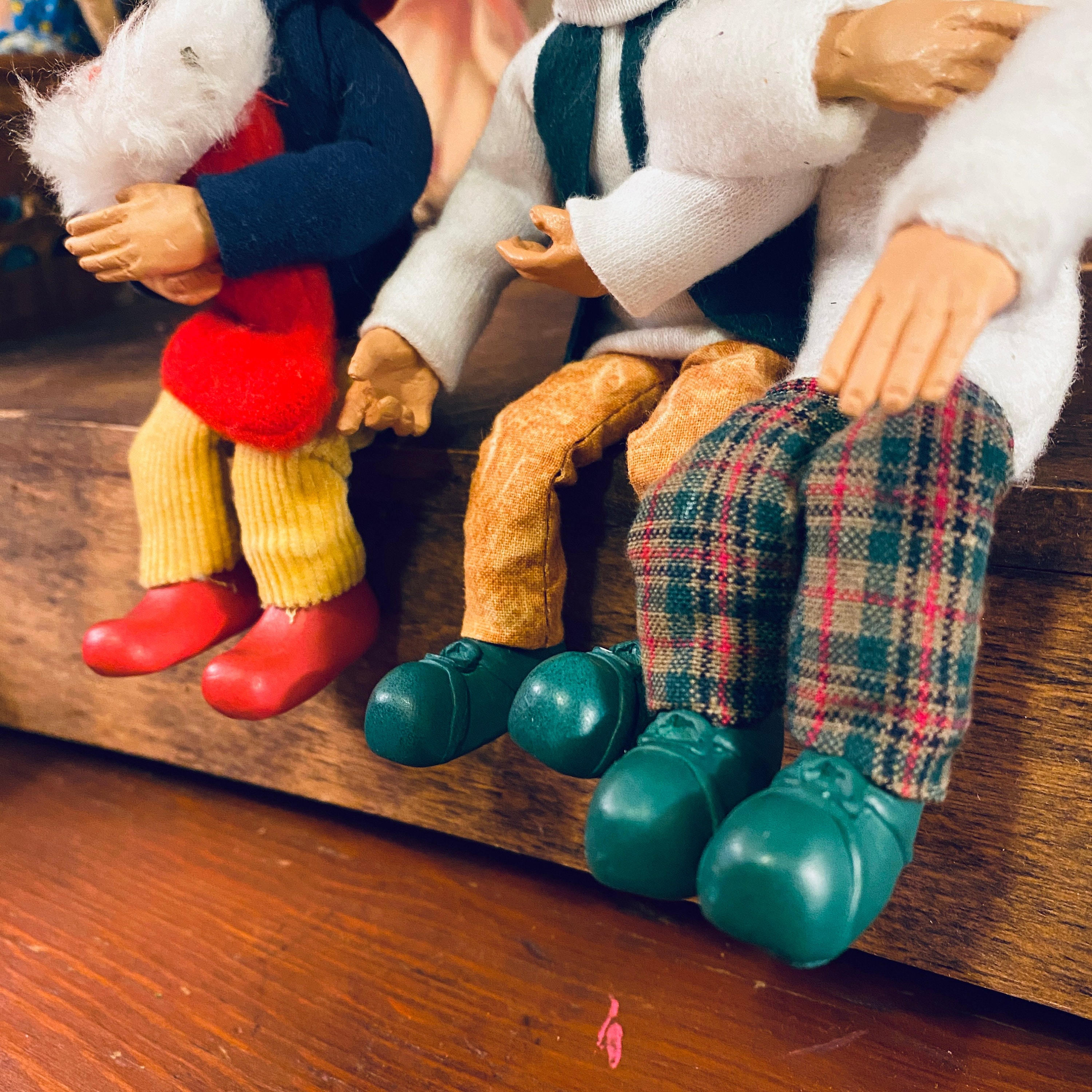 Vintage Christmas Caroler Dolls set of 3 Etsy