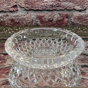 Vintage Princess House Lead Crystal Ashtray | Tobacco Cigar Smoke Cut Clear Crystal Ashtray