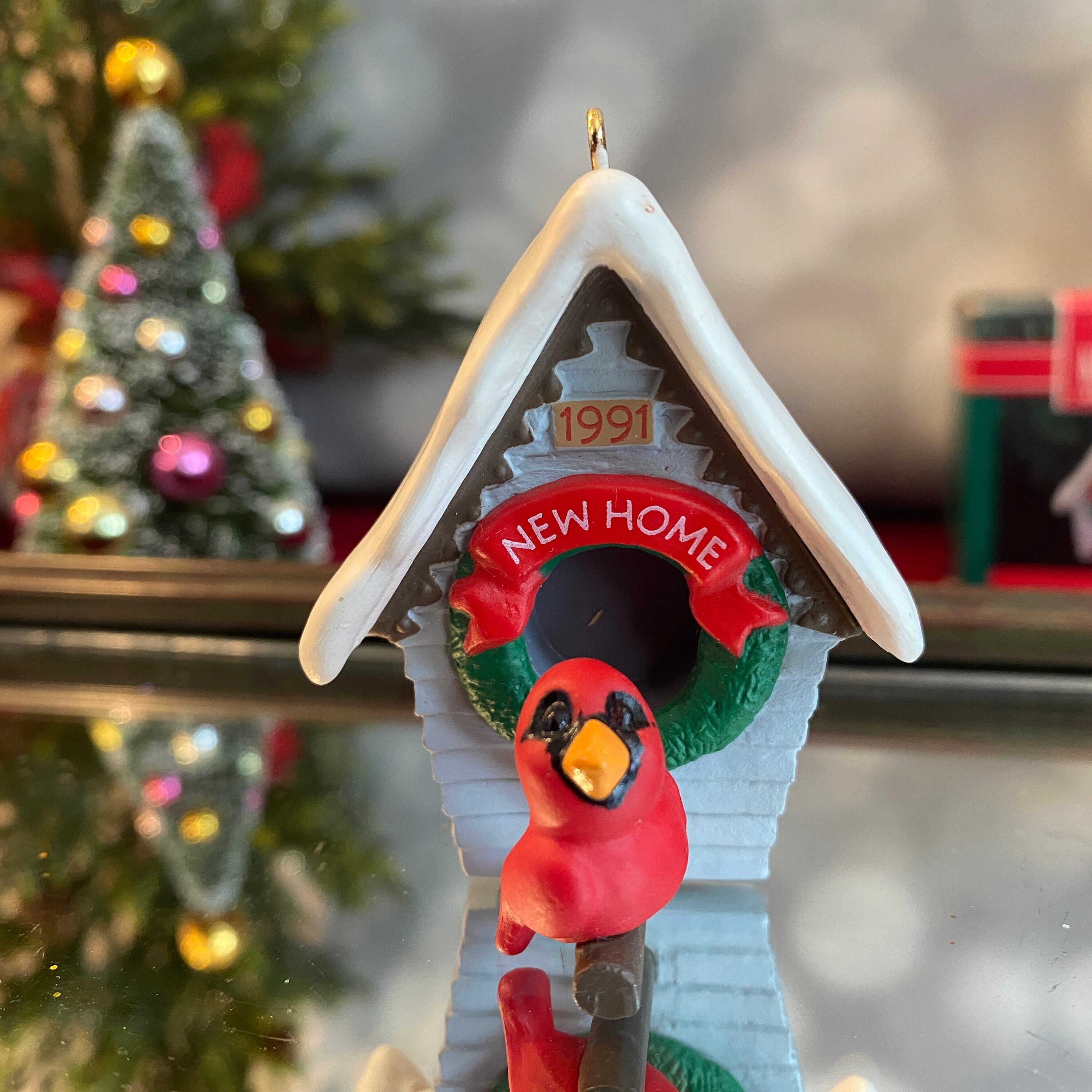 Vintage Hallmark Keepsake New Home Ornament Red Cardinal Etsy