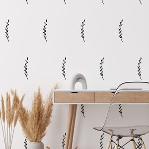 Twig Wall Decals / Modern Wall Décor / Nursery Decor / Foliage Wall Stickers / Removable Vinyl Decals