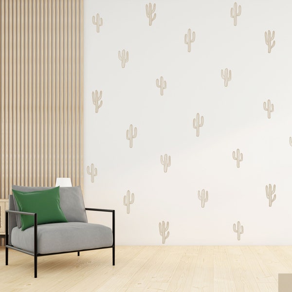 Cactus Wall Decals / Boho Nursery / Kids Room Decor / Desert Wall Art / Removable Wall Decals