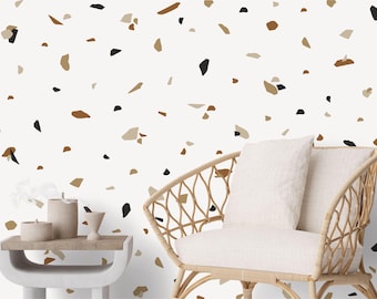 Terrazzo Wall Decals: Modern Abstract Wall Stickers