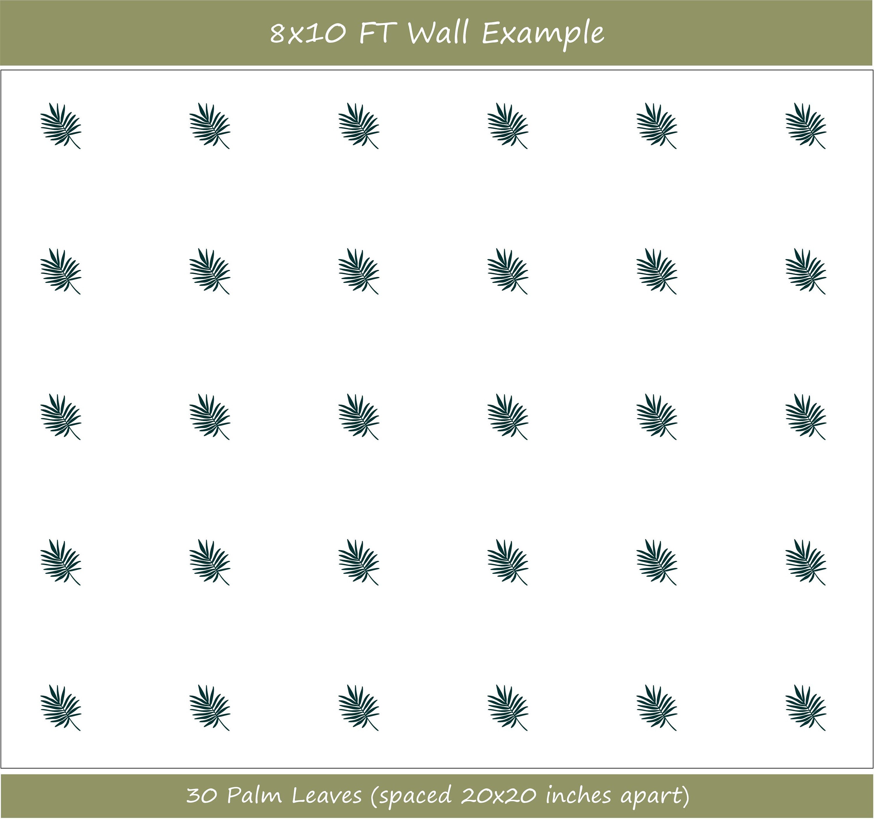 Leaf Wall Decals / Palm Leaves / Modern Wall Décor / Nursery Etsy Canada