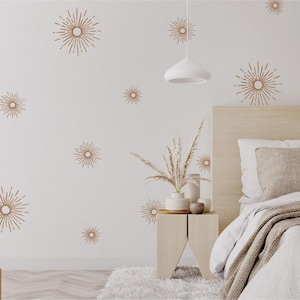 Starburst Wall Decals / Sparkle Decals / Modern Wall Art /Removable Wall Stickers /