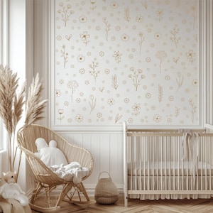 Wildflower Dreams Wall Decals /Floral Wall Stickers / Botanical Decals / Flower Stickers / Kids Room / Nursery
