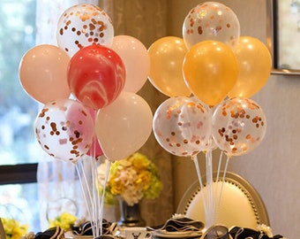 for favor table, balloon stick bouquet