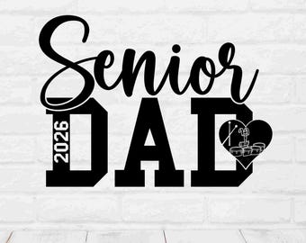 Senior Dad Tenor Drum svg, Class of 2026 dad svg, Drumline dad svg, 2026 Senior dad shirt, svg cut file for cricut, marching band dad svg