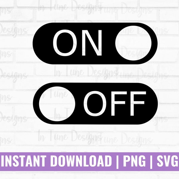 On Off Switch Svg, On Off Toggle Svg, Power Button Svg. On off button svg, mode buttons svg, power switches , svg file for cricut