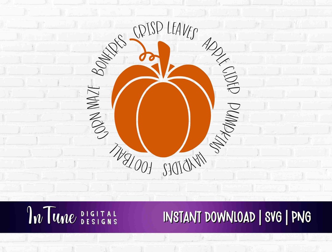 Fall Quote Svg Pumpkin Svg for Cricut Design for Fall Png for Etsy