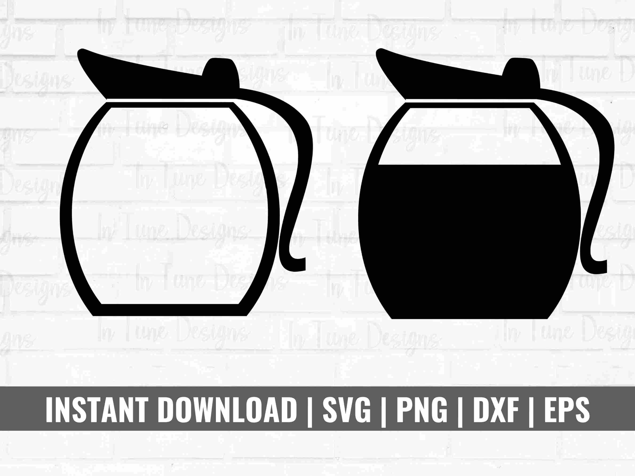 Coffee Pot Svg Coffee Svg Coffee Mug Svg Cut File for Etsy Ireland