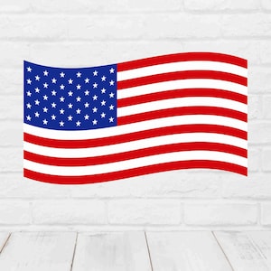 Flag svg, Waving American Flag SVG, USA clip art, United States of America flag clip art, Wavy American Flag, svg file for cricut, Flag png