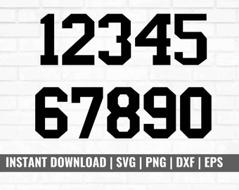 May include: Black and white numbers 1 through 9 in a bold, blocky font style. The numbers are arranged in two rows, with 12345 on the top row and 67890 on the bottom row.