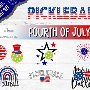 Pickleball svg Bundle, patriotische Pickleball svg, vierter Juli svg, Unabhängigkeitstag svg, 4. Juli Pickleball png, 4 Juli Pickleball svg