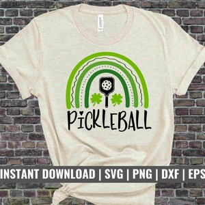 Pickleball SVG Bundle, St Patricks Day SVG, Pickleball Gifts for Couples, Pickleball Decals, Pickleball Tshirt Ideas, Pickleball png Active
