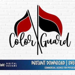 Color Guard SVG, Flag Line SVG, Marching Band Auxillary svg, Color Guard Flag Design for Shirts
