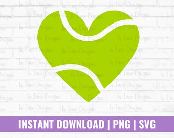 Tennis svg, tennis heart svg, tennis png, gift for tennis player, gift for tennis mom, svg file for cricut, digital download, tennis shirts