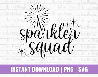 4 juillet SVG, svg Sparkler Squad, 4 juillet PNG, chemise 4 juillet, svg patriotique, svg d'été, jour de l'indépendance des États-Unis