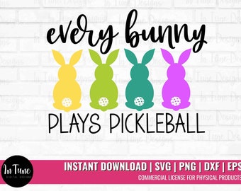 Pickleball svg for Easter designs for shirt, Pickleball PNG files for sublimation, Pickleball Gifts for Pickleball Player, svg for cricut