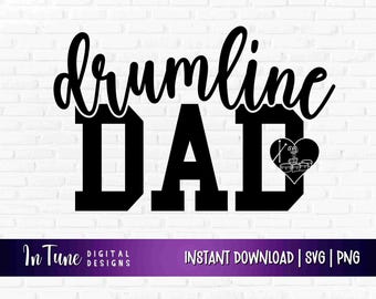 Drumline Dad Tenor Drum svg, Band dad svg, Percussion dad svg cut file for cricut, marching band svg