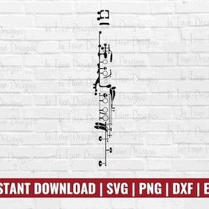 Clarinet keys designs, Clarinet keywork svg, Clarinet keys for stickers, Clarinet clip art, Clarinet gifts, musician gift, clarinet cut file