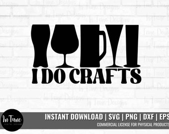 Craft Beer svg Design für Shirts, trinken svg für ihn, I Do Crafts SVG, Happy Hour SVG, Bier Geschenk für Freund, Tshirt für Biertrinker