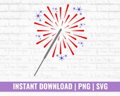 Sparkler svg, Patriotic svg, Fourth of July SVG, 4th of July PNG, Fourth of July Shirt, Summer svg, American Independence Day, svg cut file