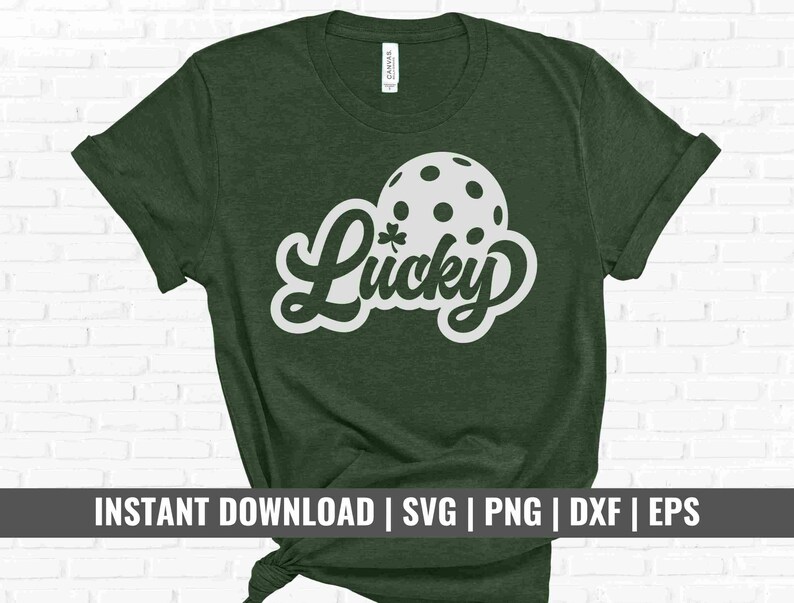 Pickleball SVG Bundle, St Patricks Day SVG, Pickleball Gifts for Couples, Pickleball Decals, Pickleball Tshirt Ideas, Pickleball png Active
