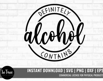 Beber divertido svg para camisa, Puede contener alcohol svg para silueta, Día bebiendo svg para cricut, Día de San Patricio svg, cócteles svg