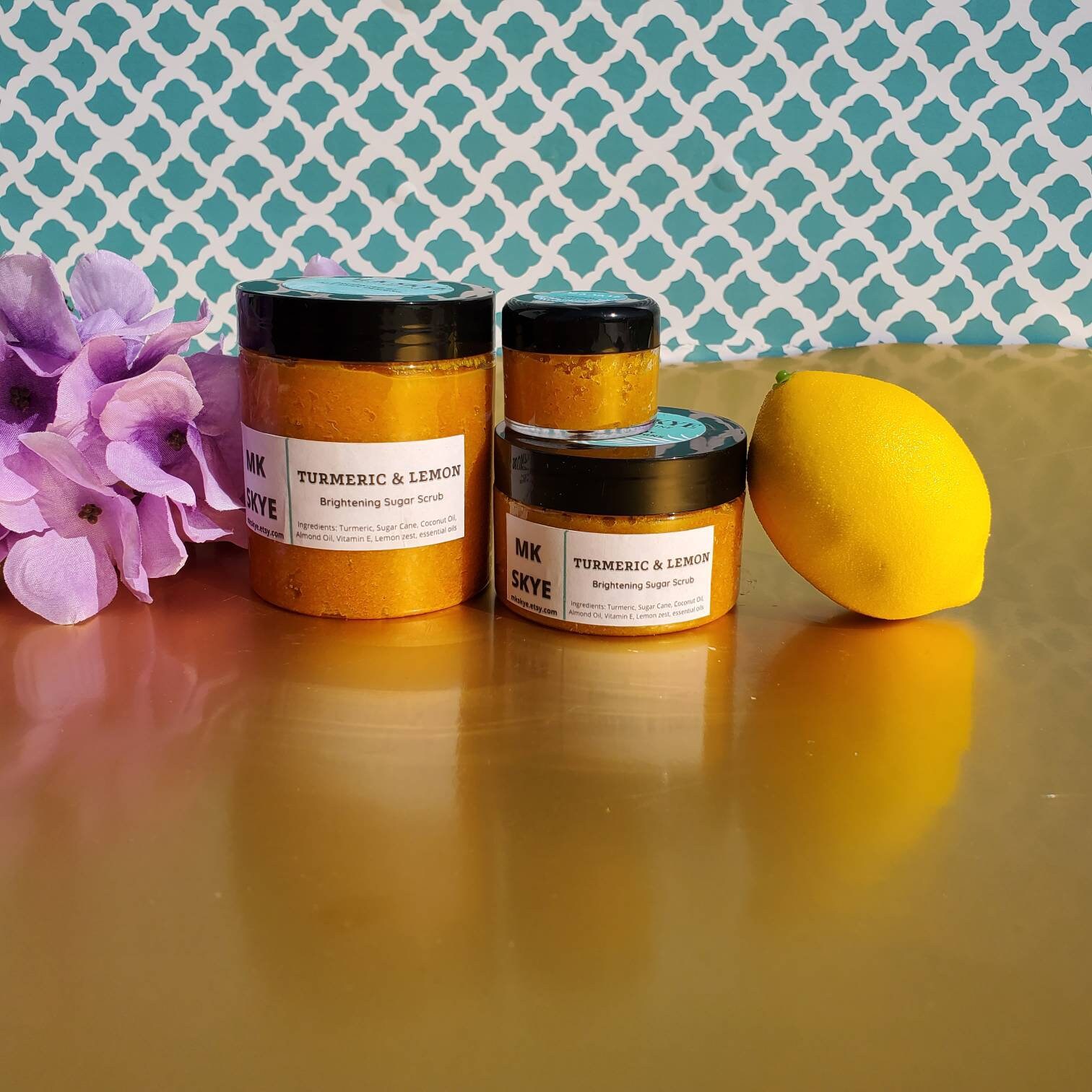 TURMERIC BODY SCRUB Brightening Scrub Turmeric Body Scrub Etsy