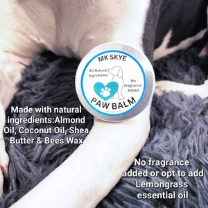 Paw Balm, Puppy Paws, Dog paw balm, moisturized paws, doggy care