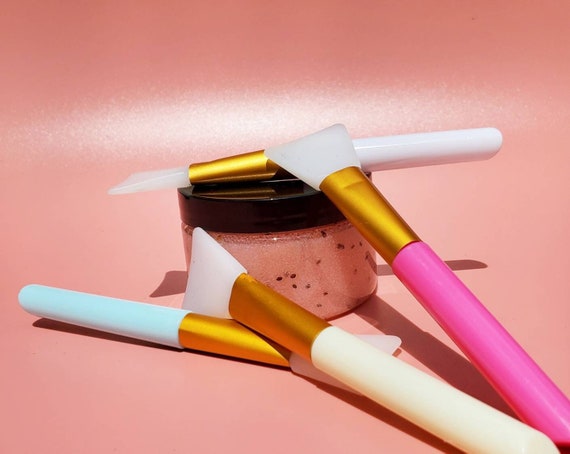 Silicone applicator, Non-stick Applicator, Spatula silicone tool, clay mask applicator, face mask, non-stick face brush