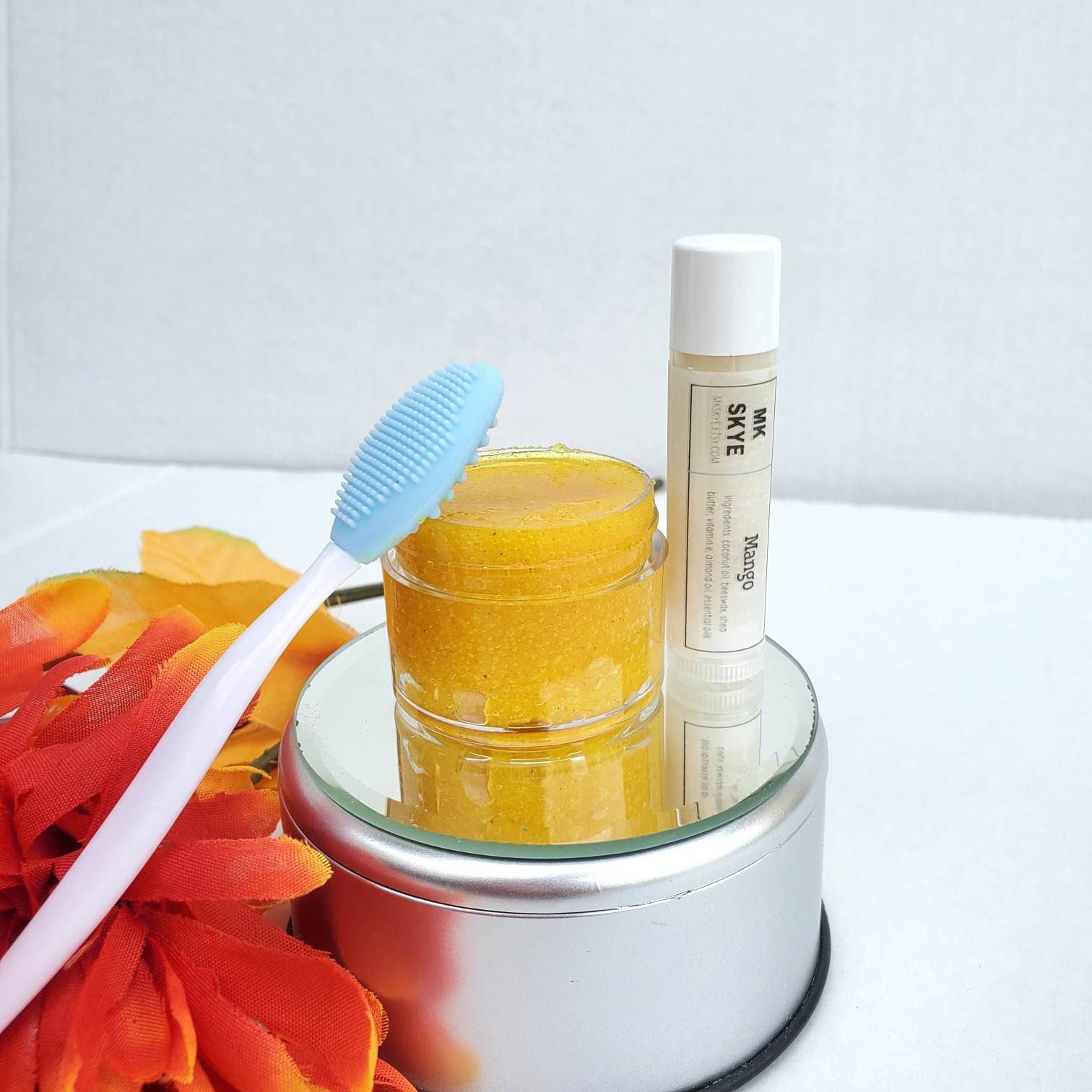 Turmeric Lip scrub, Brightening lip scrub, lip scrubs, lip kit, Party Favors, Bridal party gift,