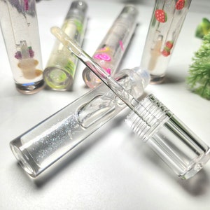 Fruity Lip Gloss, Fruit scented Lip Gloss, Vegan Lip Glass, Clear Gloss