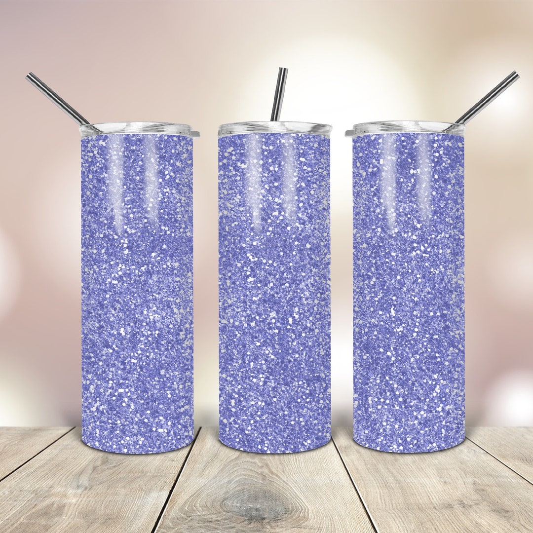 20 Oz Skinny Tumbler Png Blue Glitter Wrap Tapered Straight Template ...