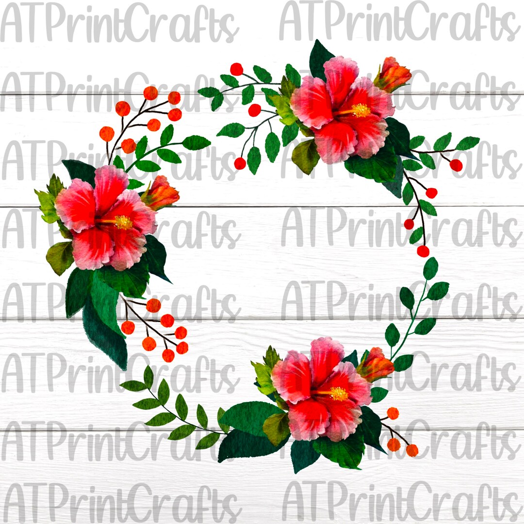 Tropical Frame Sublimation Design Digital Download Sublimation Graphics ...
