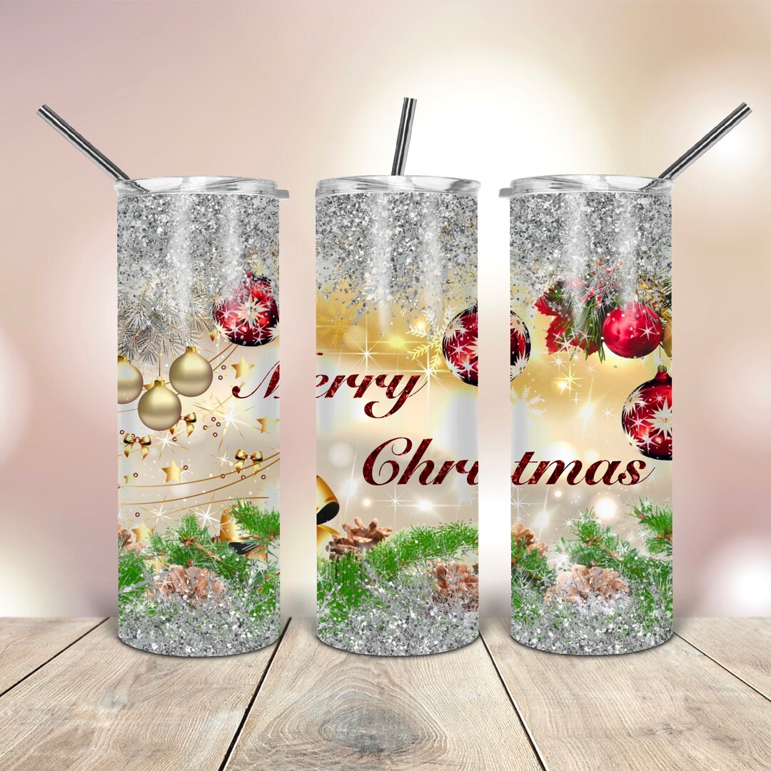 20 Oz Skinny Tumbler Png for Christmas Wrap Tapered Straight Template ...