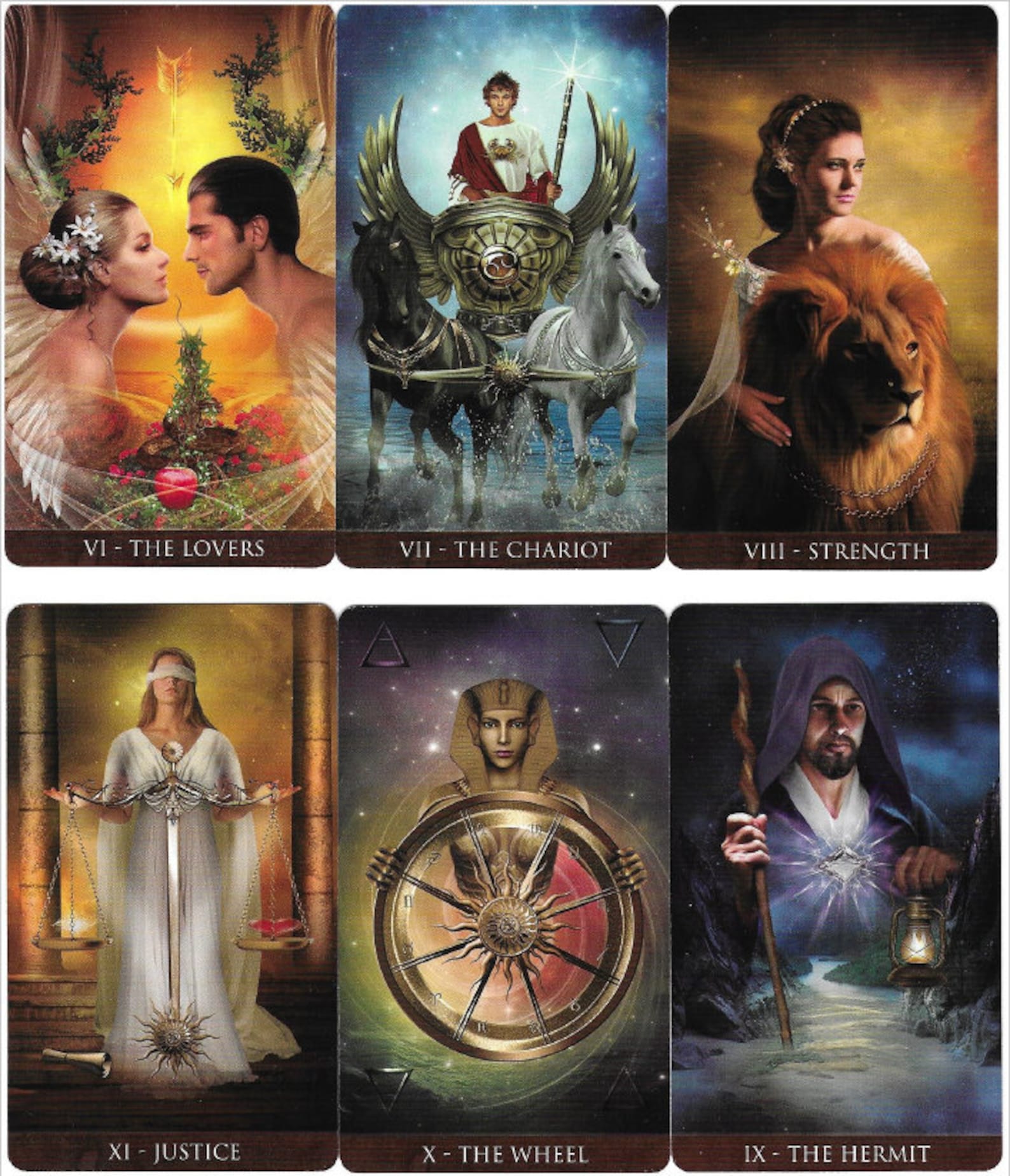 Tarot Digital Arcanum Deck 78 Tarot cards Printable Etsy