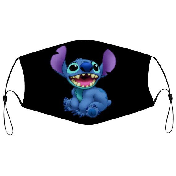 Personalized Lilo &amp; Stitch Face Maskkid Mask/adjustable | Etsy