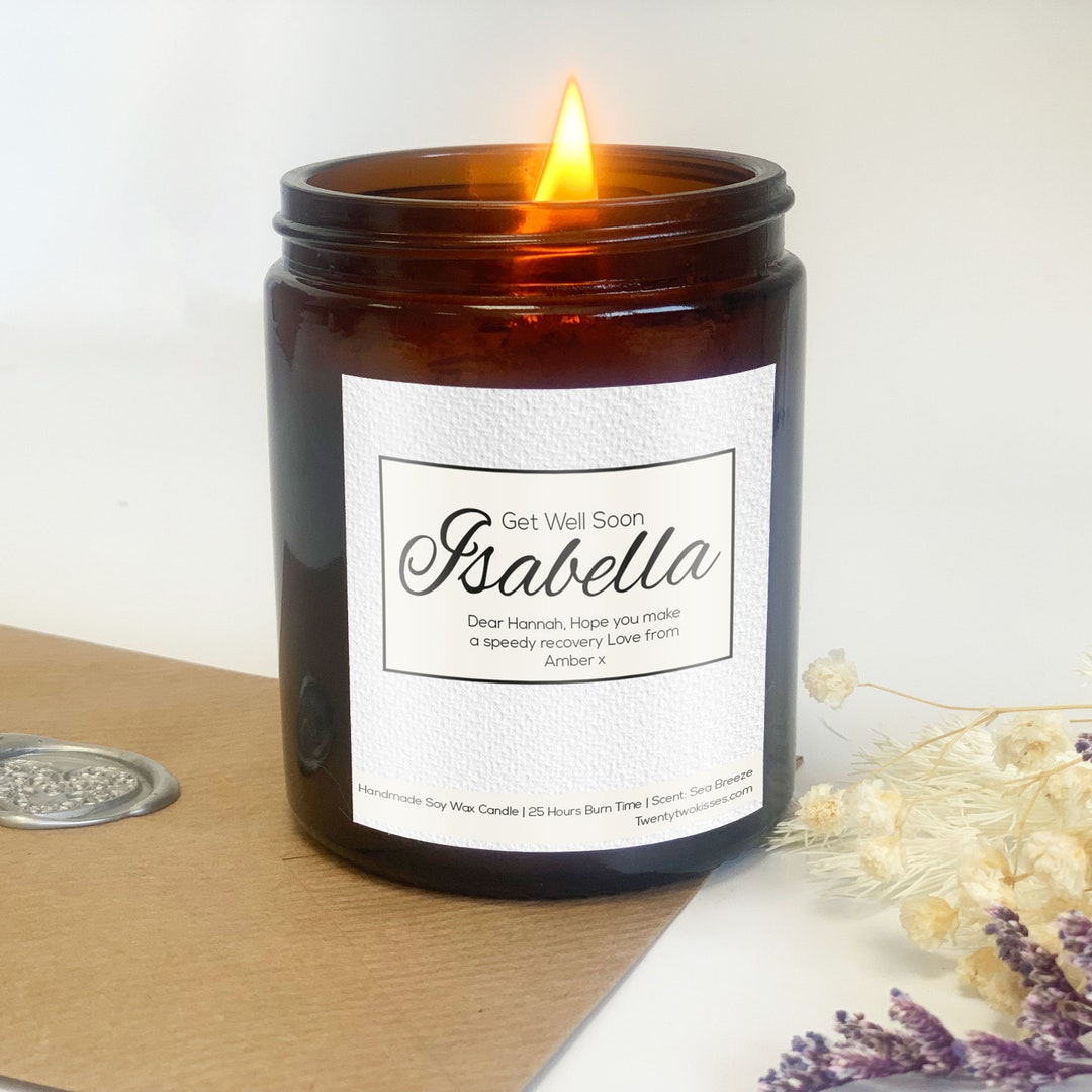 Memorial Candle, Soy Wax Candle, Scented Candle, Woodwick Candle design  Walk Away 