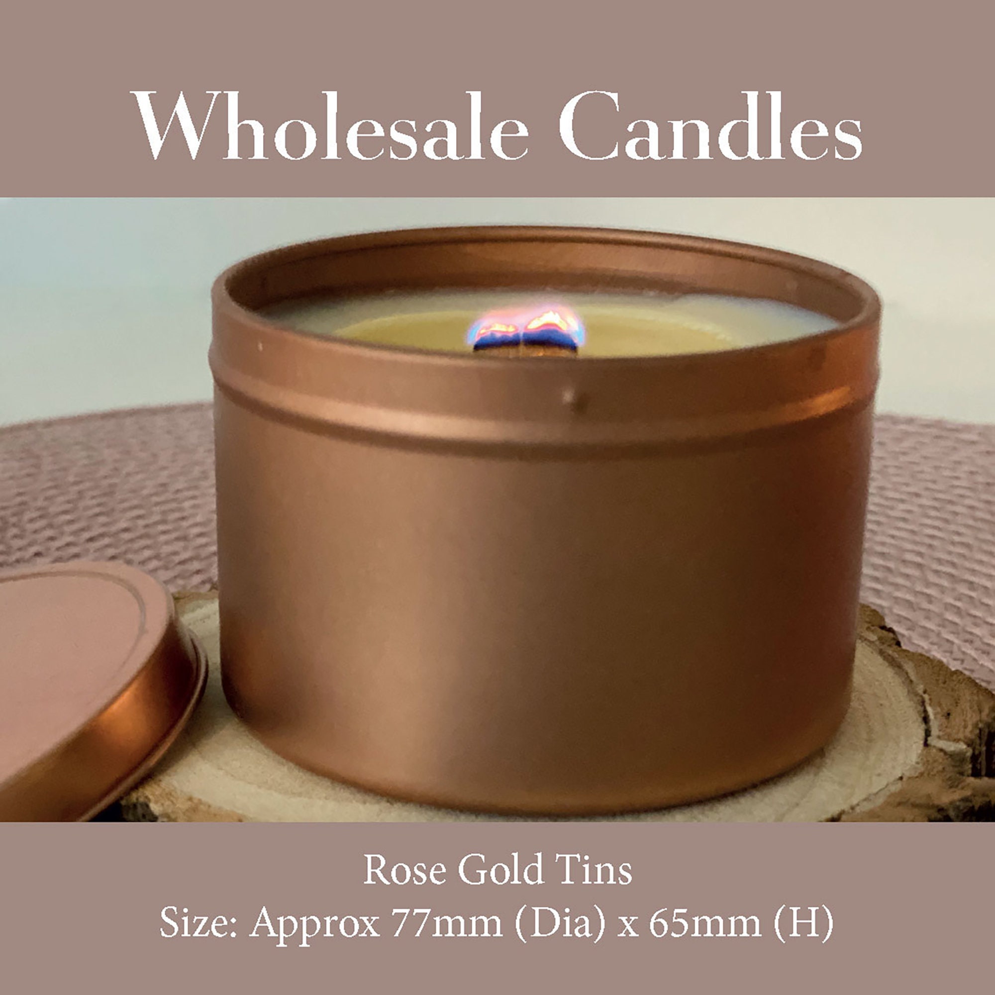 Customizable Candle Tin Product Custom Stickers Labels Candle 