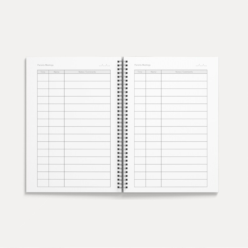 Lesson Planner Teacher Planner Undated Planner Back to Etsy UK