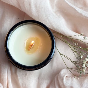 Loving memory Mum, Sympathy candle, soy wax candle, scented candle, Design shining light image 3