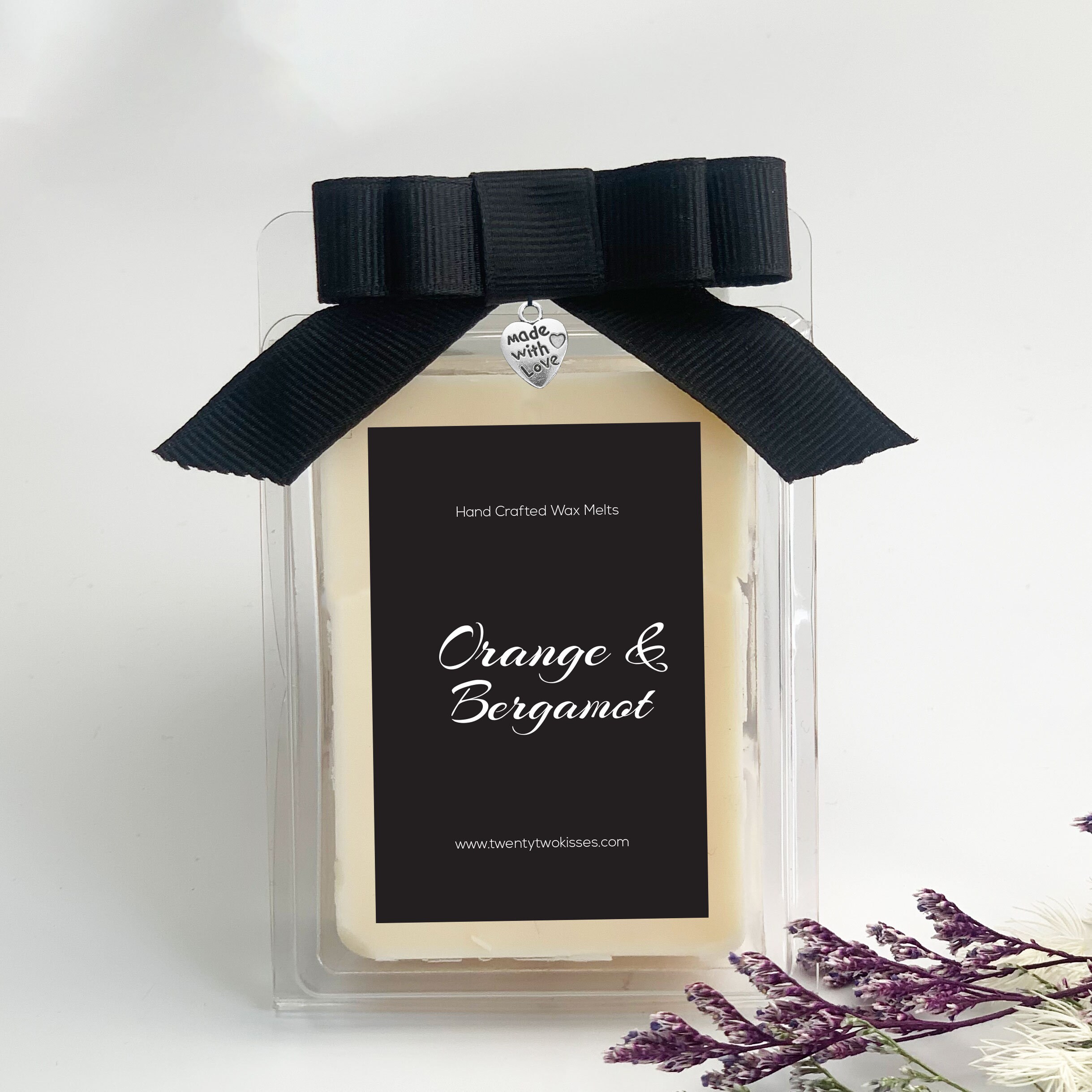 Bergamot & Ambroxan Scented Gel Wax Melts – Relax Candle and Bath