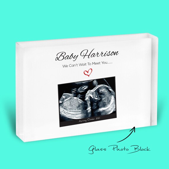 Baby shower gift Keepsake Baby shower Baby scan Design Etsy