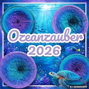 Ocean Magic 2026 - 7266 - Filato sfumato Bobble - 3, 4 o 5 capi, disponibile anche come set per maglione o coperta