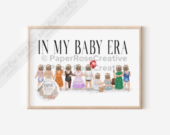 In My Baby Era Taylor Unframed Nursery Art Print